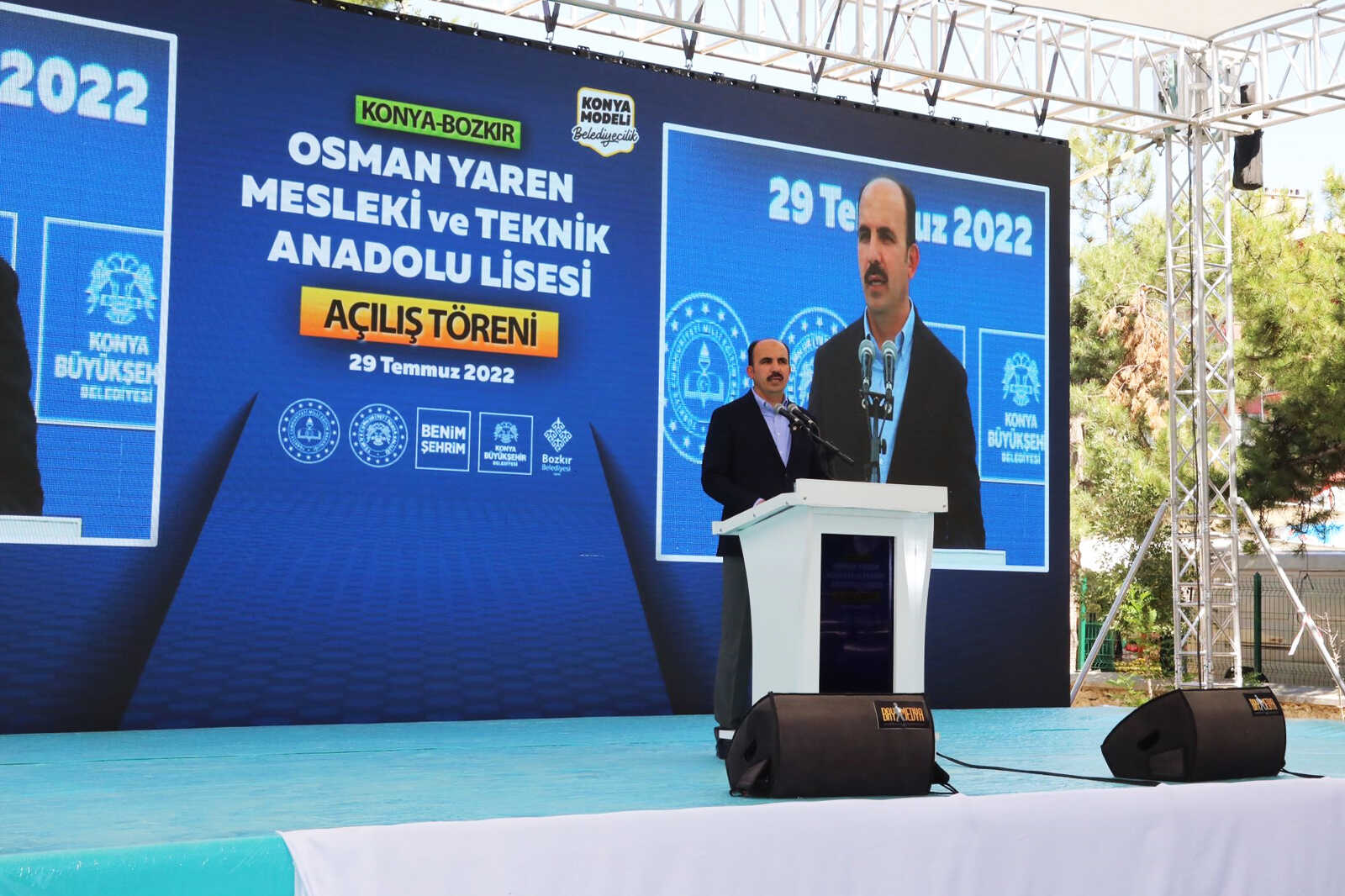 KONYA BOZKIR İLÇESİ TOPLU AÇILIŞ TÖRENİ