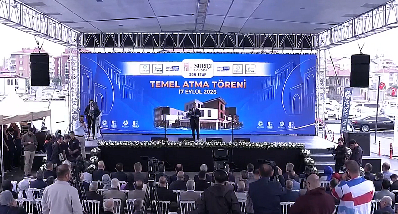 MERAM BELEDİYESİ SURİÇİ 3. ETAP TEMEL ATMA TÖRENİ