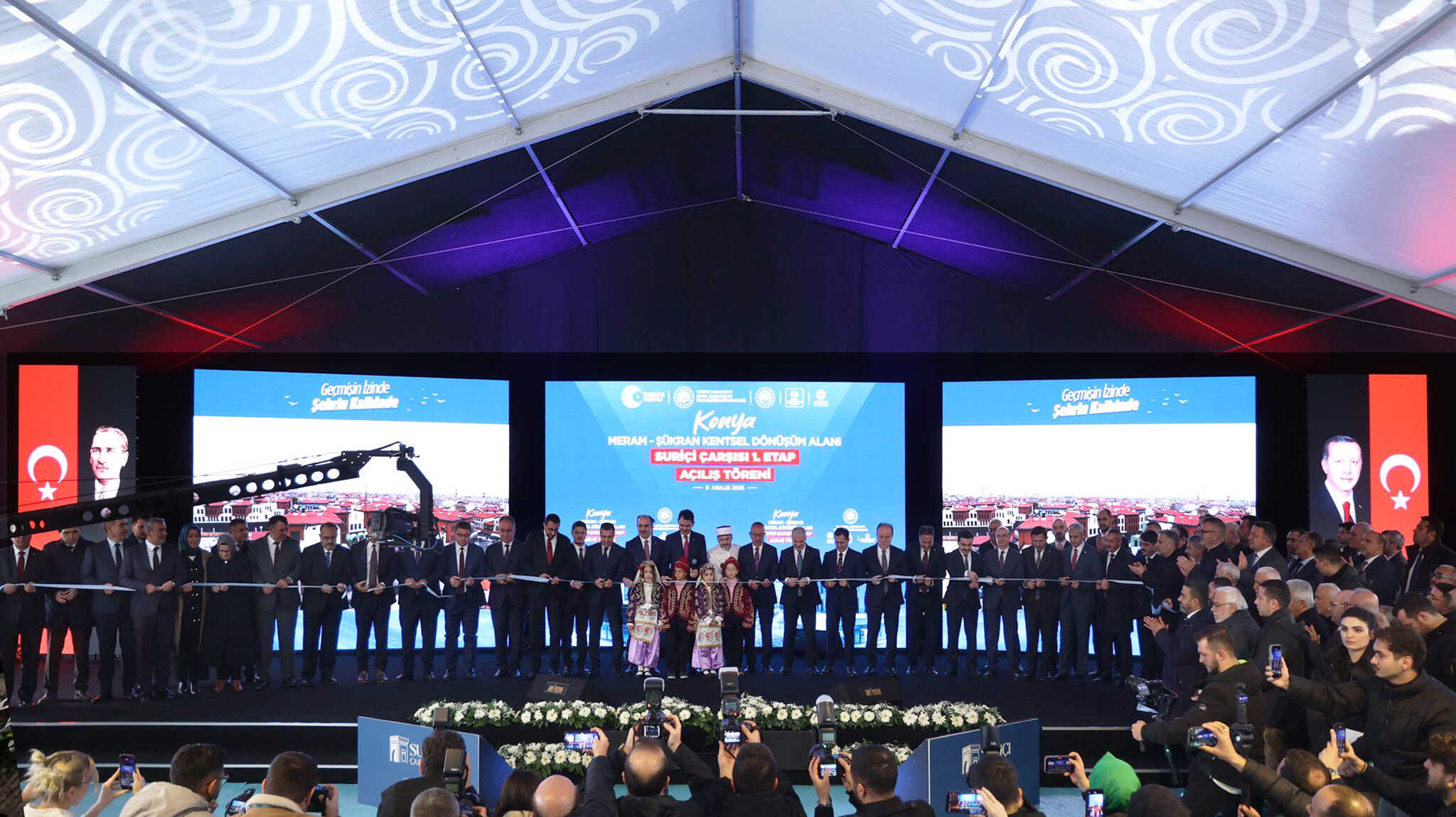 MERAM BELEDİYESİ ŞÜKRAN MAHALLESİ KENTREL DÖNÜŞÜM ALANI SURİÇİ 1. ETAP AÇILIŞ TÖRENİ