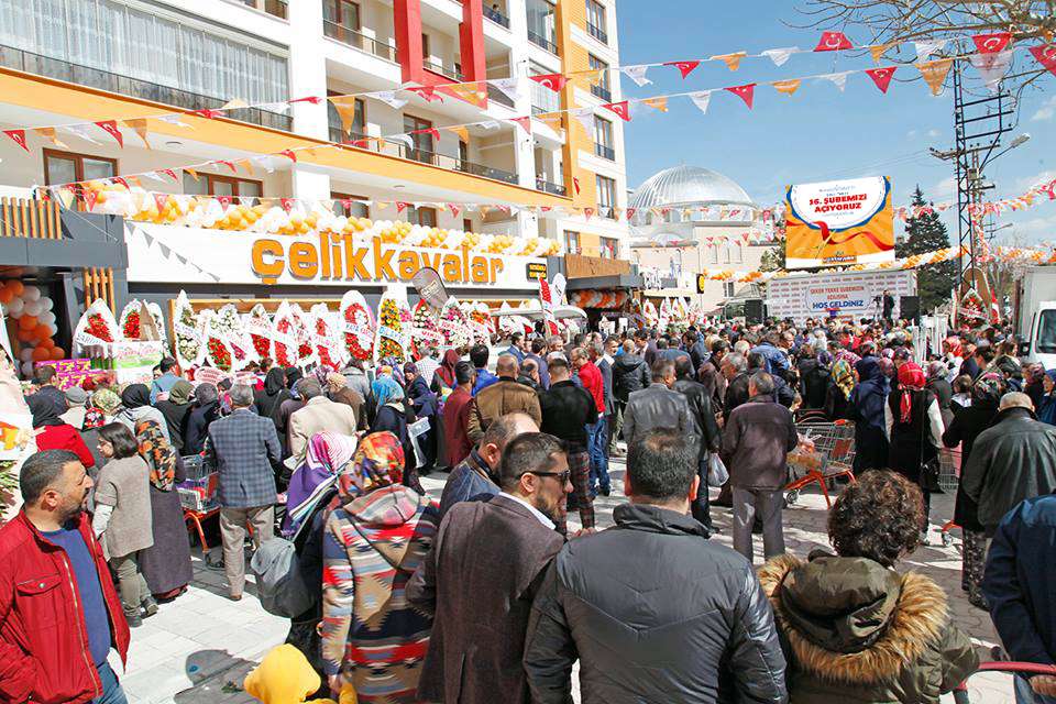 ÇELİKKAYALAR AVM 16. ŞUBE ŞEKER TEKKE AÇILIŞ TÖRENİ