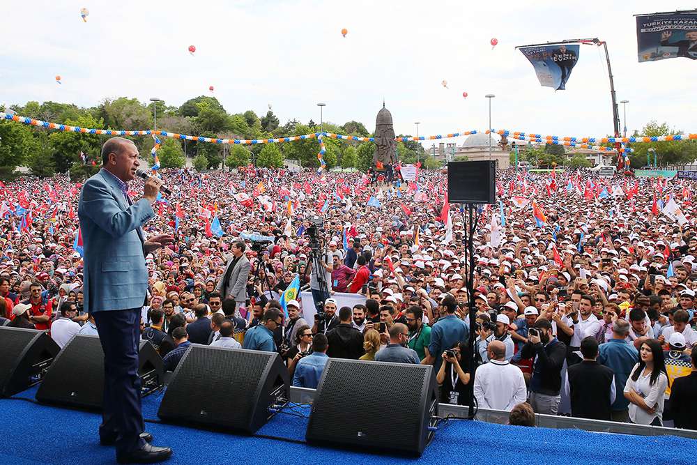 CUMHURBAŞKANI ERDOĞAN KONYA MİTİNGİ