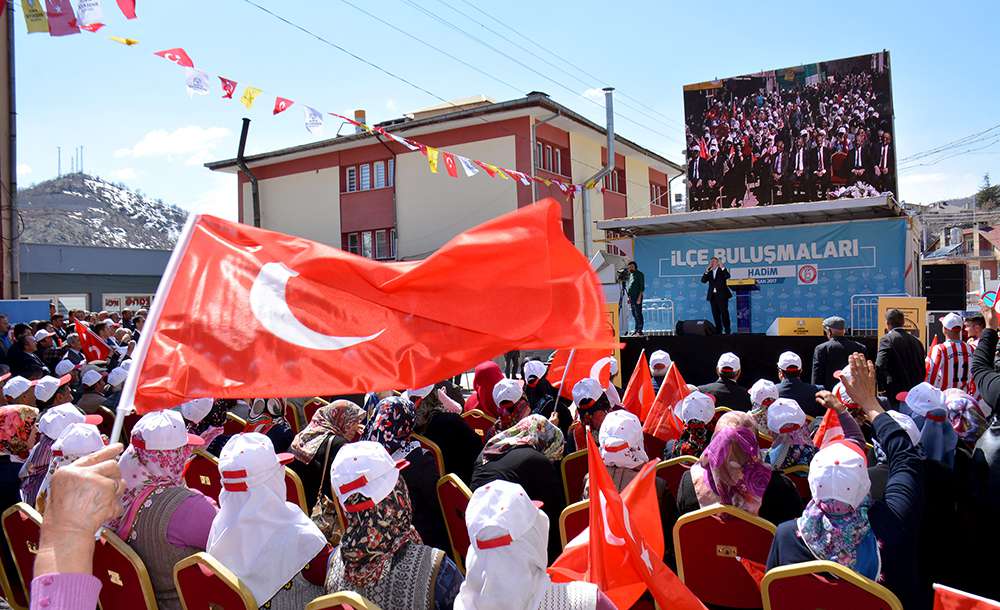 İLÇE BULUŞMALARI BOZKIR, HADİM, TAŞKENT, AKÖREN, AHIRLI, GÜNEYSINIR, KADINHANI ve YALIHÜYÜK PROGRAMI