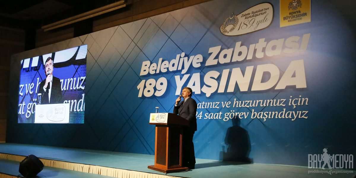 KONYA BÜYÜKŞEHİR BELEDİYESİ “BELEDİYE ZABITASI 189 YAŞINDA” PROGRAMI