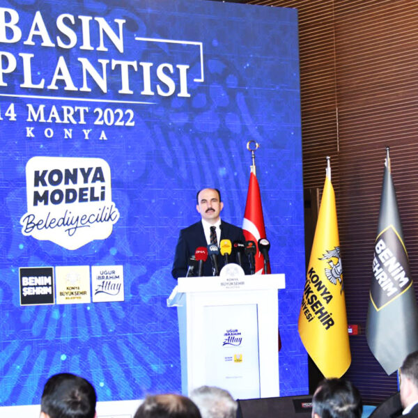 KONYA BÜYÜKŞEHİR BELEDİYESİ PROJELER TANITIM BASIN TOPLANTISI